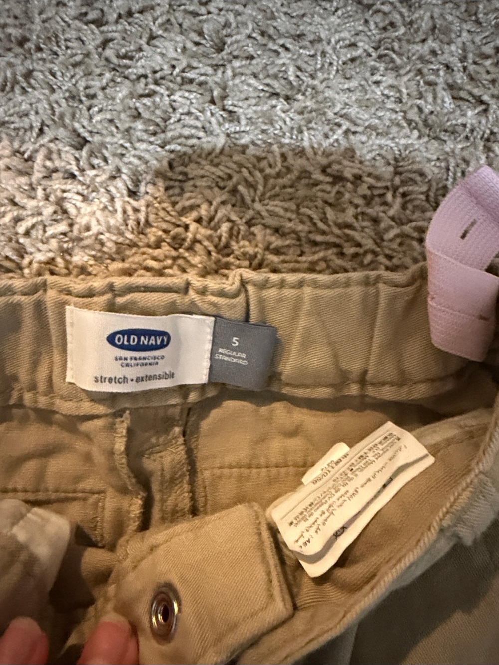 Little girls black and khaki pants size 5 and 6 - Picture 5 of 10